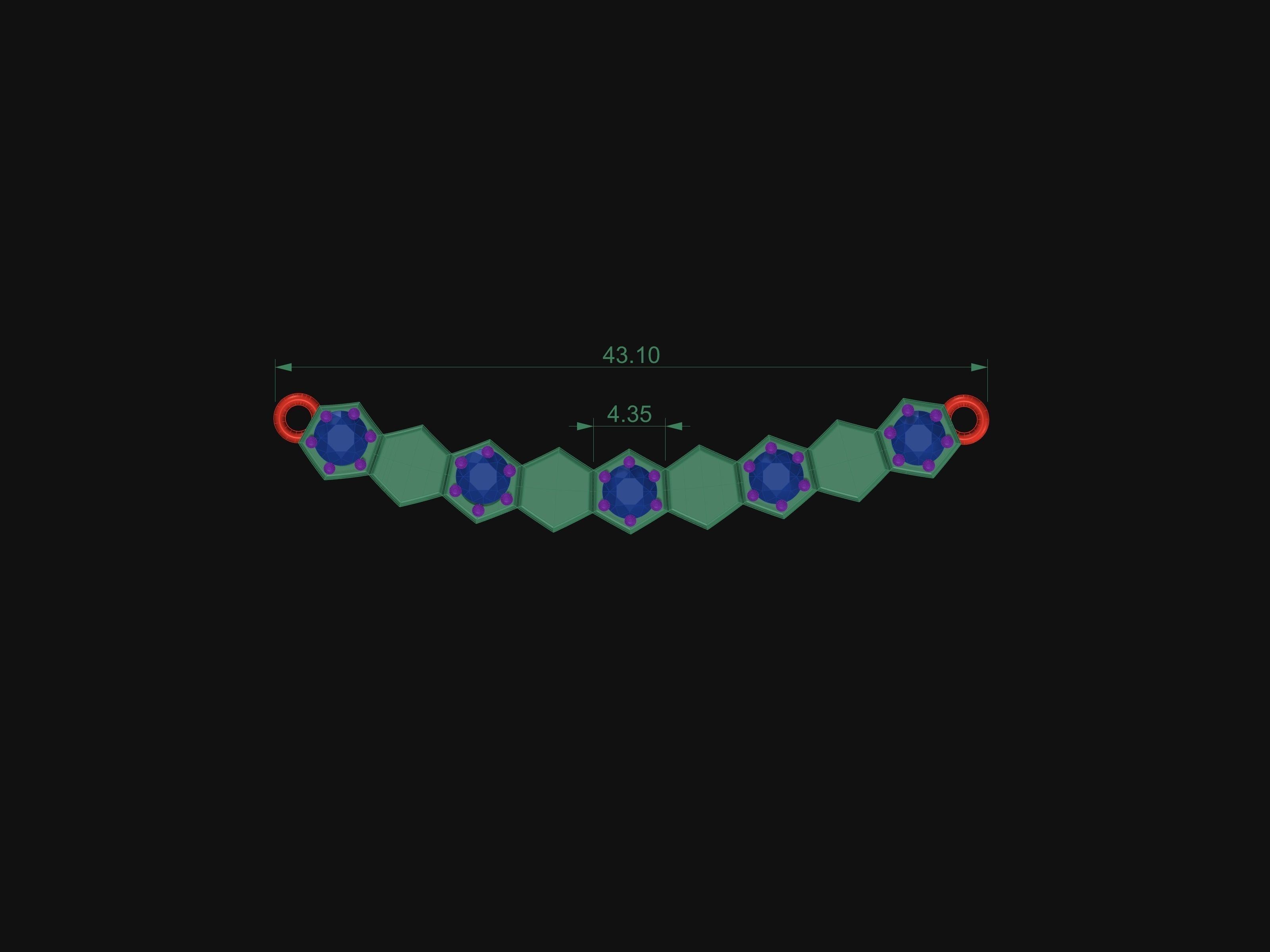 CHAUMET PENDANT  3D print model_12