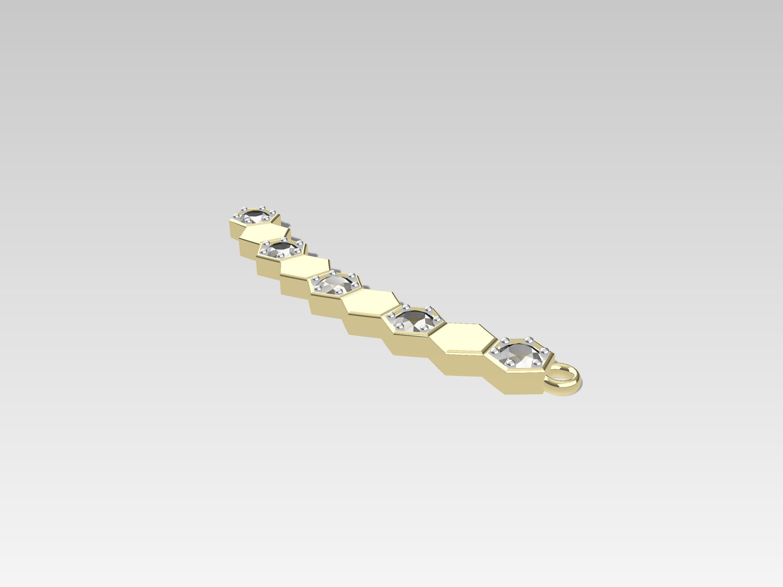 CHAUMET PENDANT  3D print model_13
