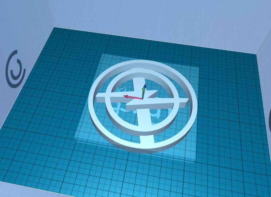 Opel Cookie cutter 3D print model_1