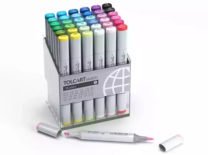 36 Marker Pen Set