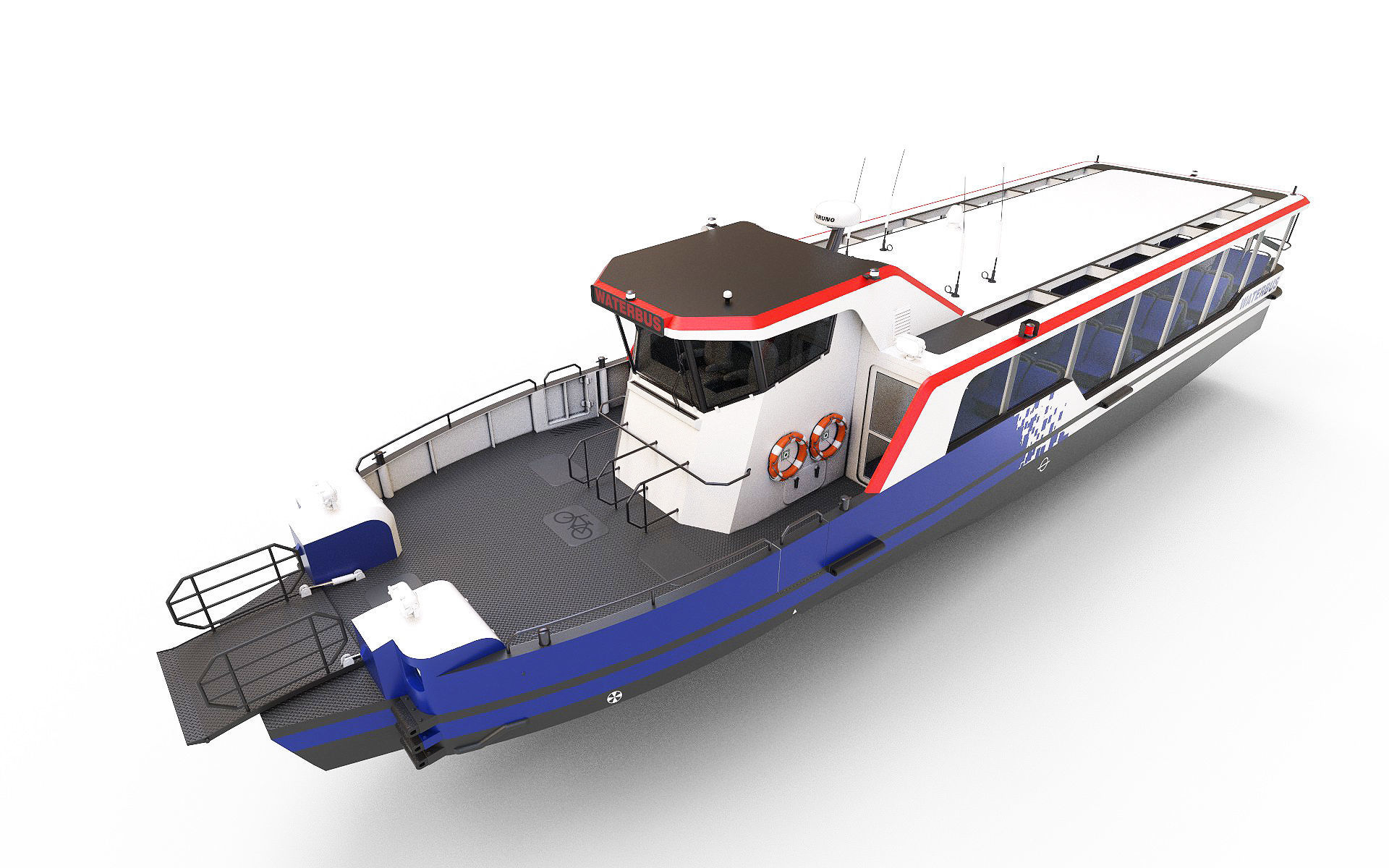 WaterBus ferries 3D model
