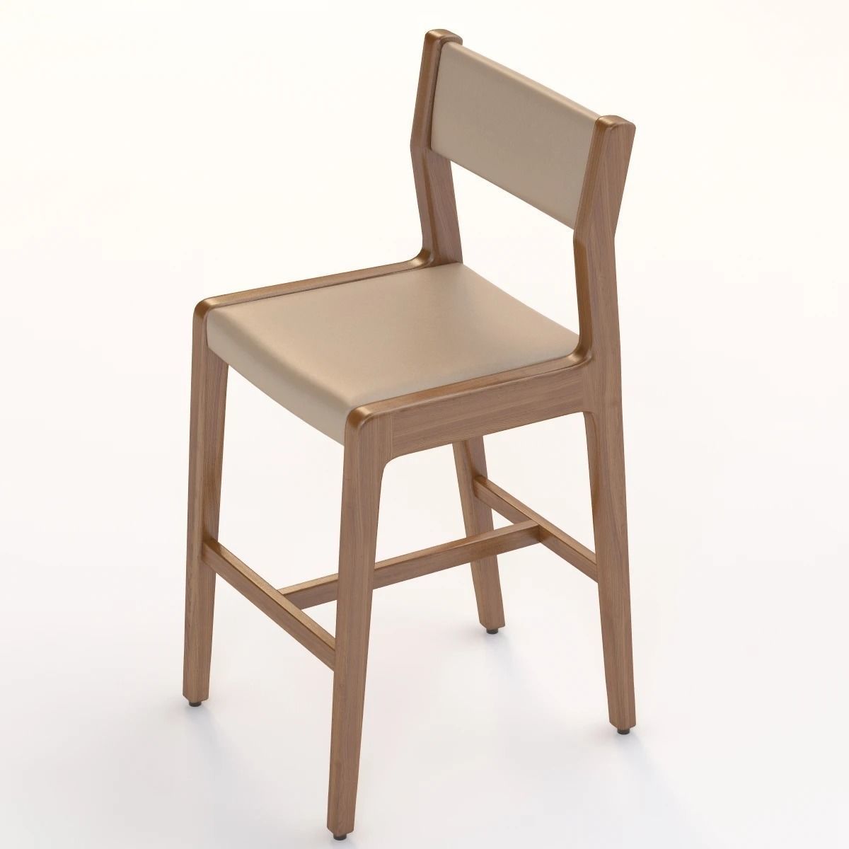 Autoban Deer Bar Stool 3D model_4