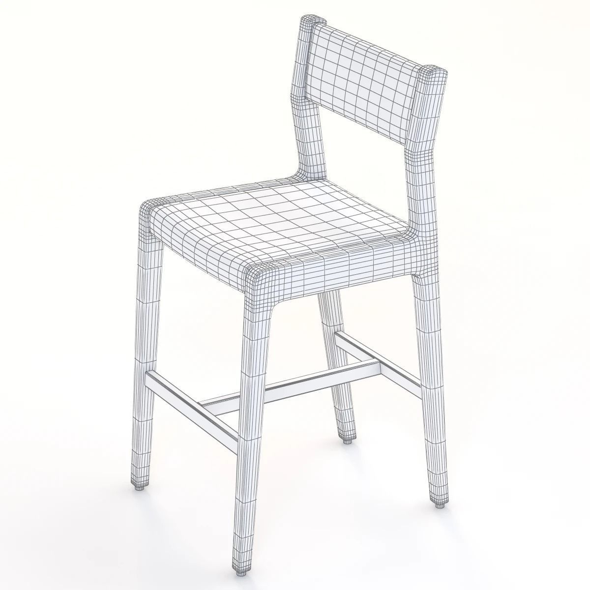 Autoban Deer Bar Stool 3D model_8
