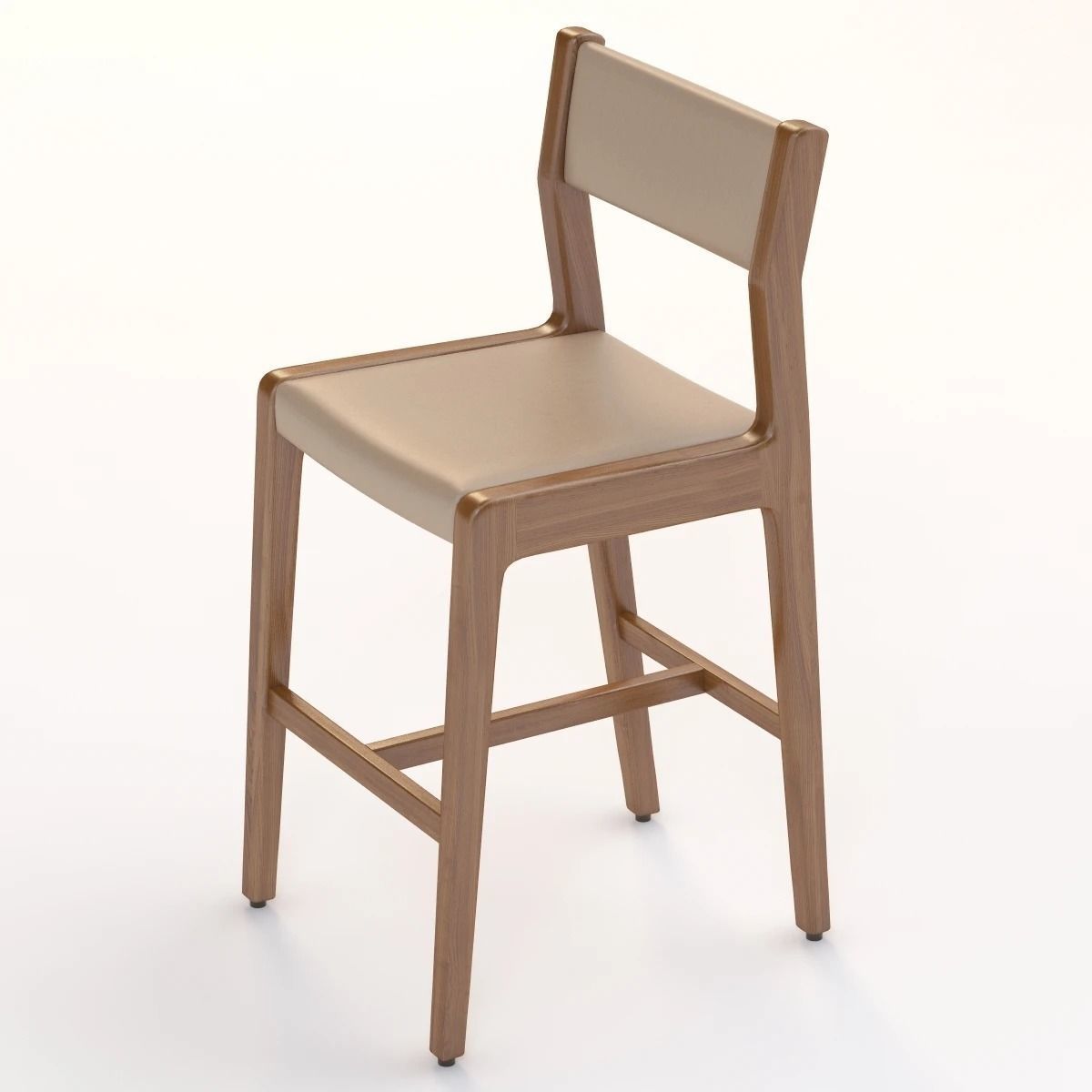 Autoban Deer Bar Stool 3D model_7
