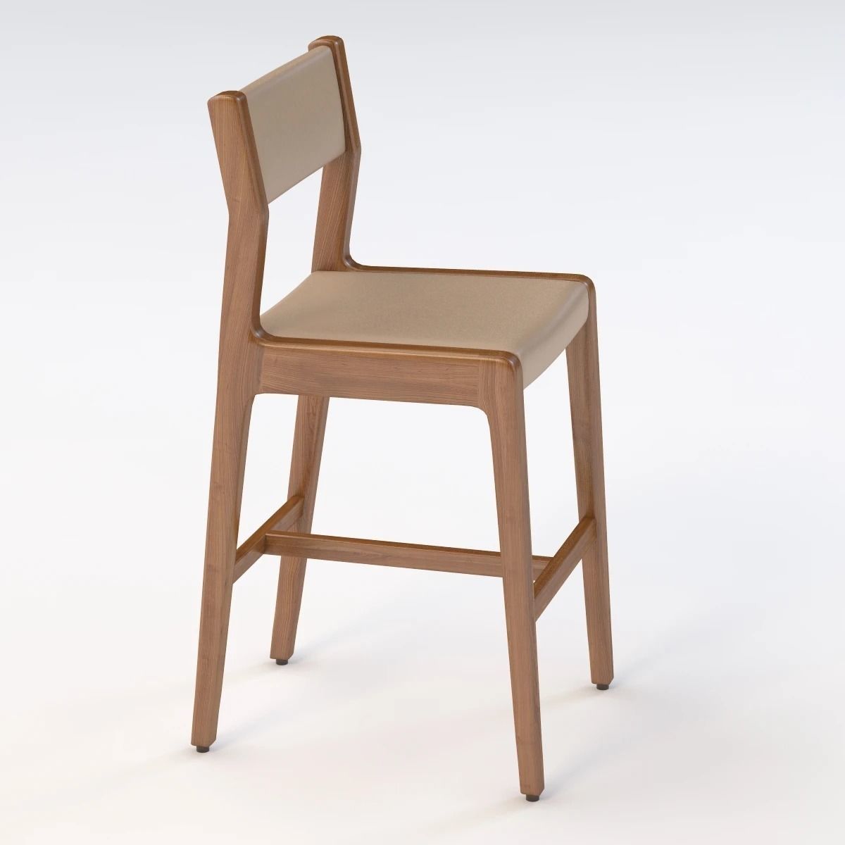 Autoban Deer Bar Stool 3D model_5