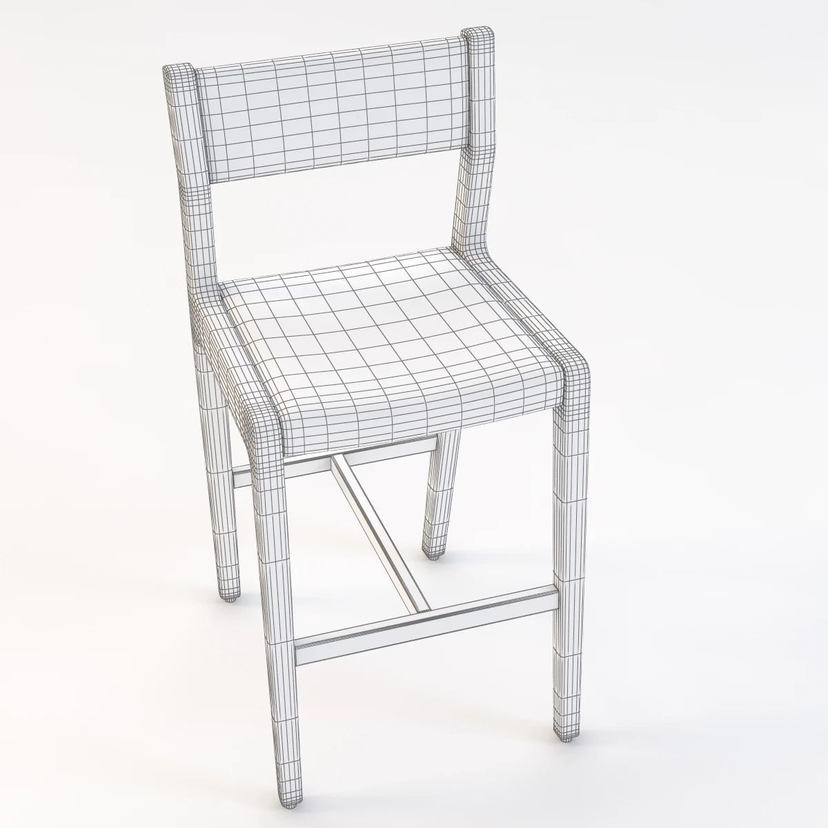 Autoban Deer Bar Stool 3D model_9