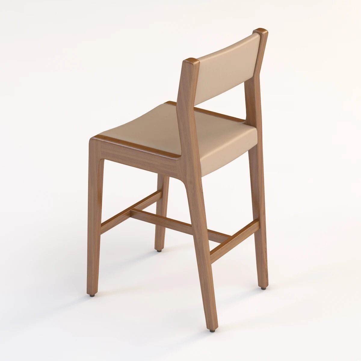 Autoban Deer Bar Stool 3D model_2