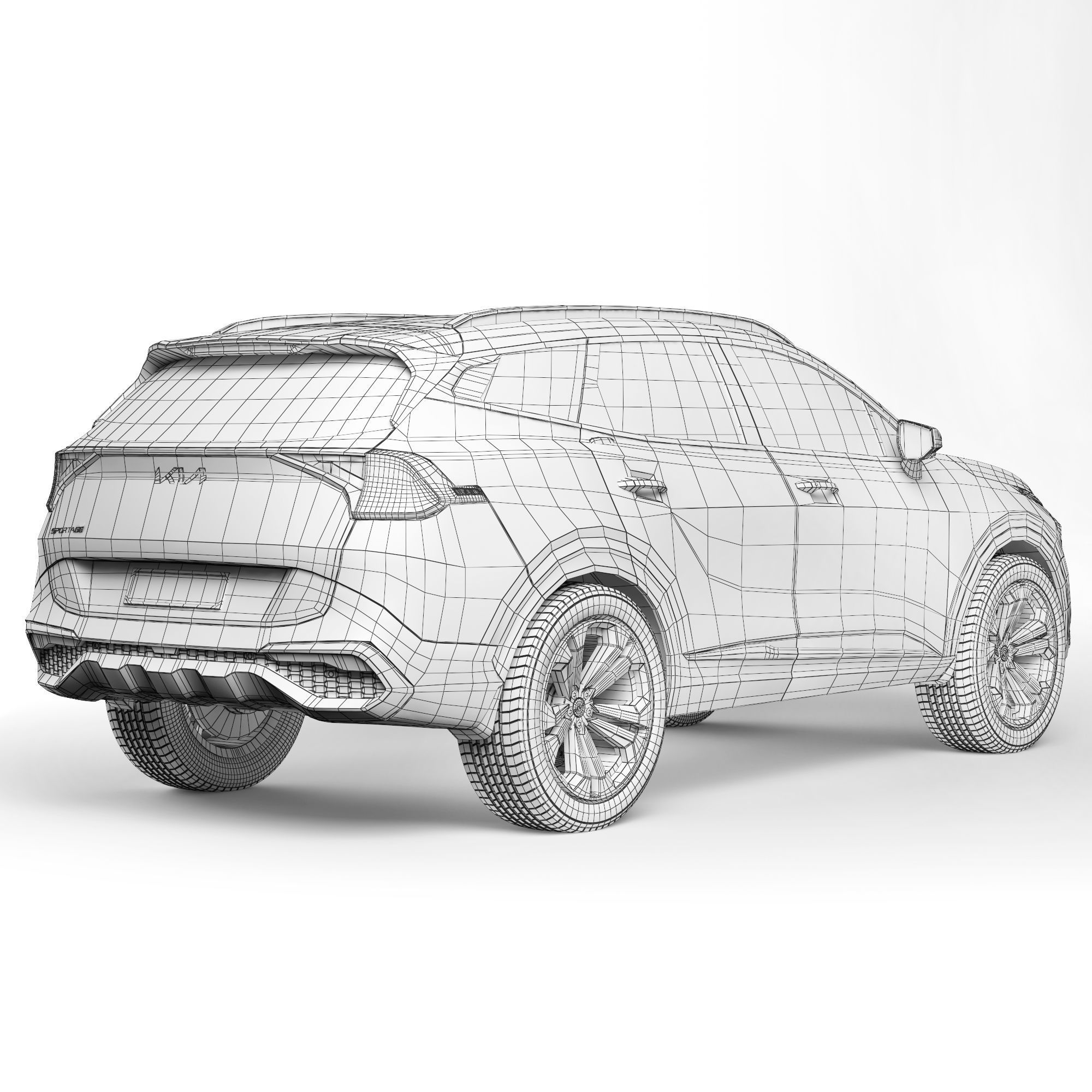 KIA Sportage 2023 3D model_9