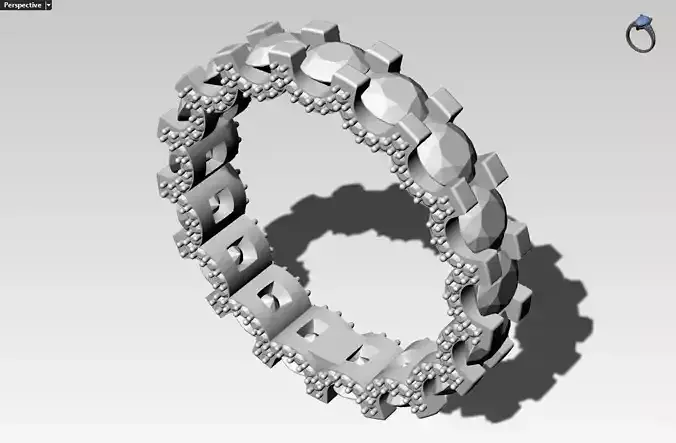 super luxury  eternity ring