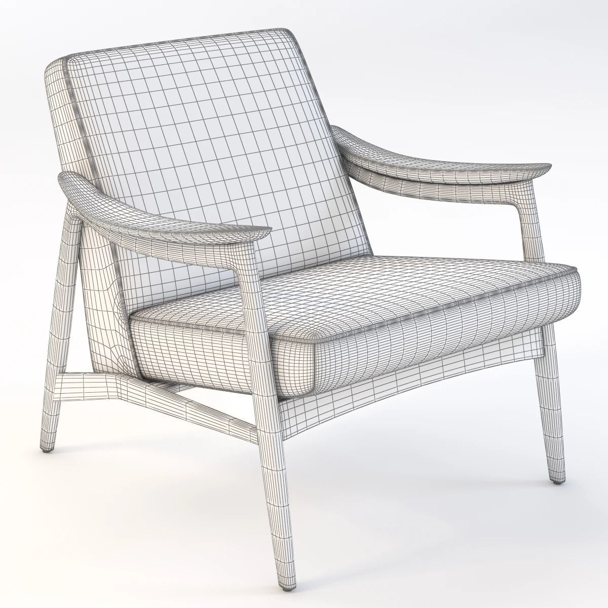Aspen Lounge Chair 3D model_2