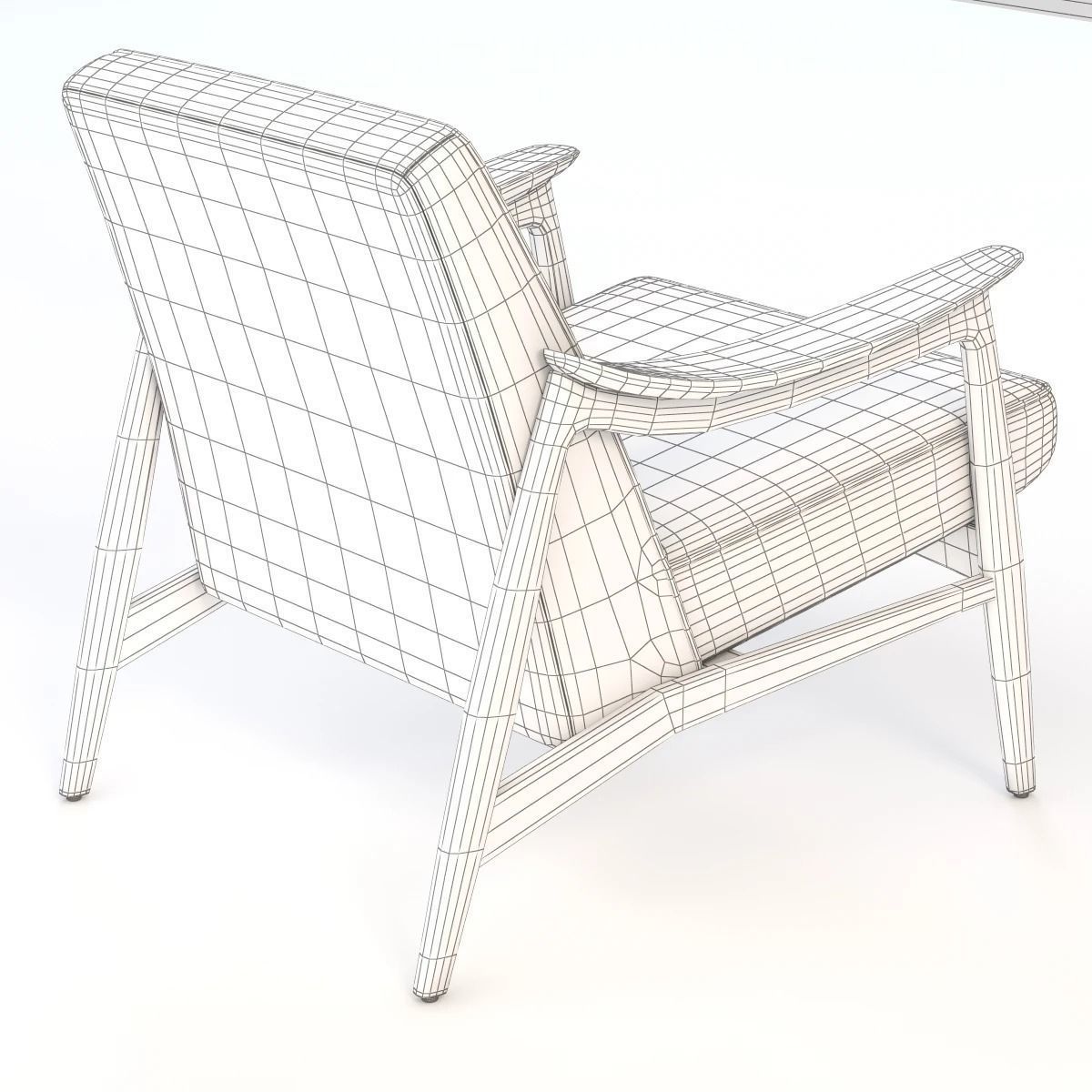 Aspen Lounge Chair 3D model_6