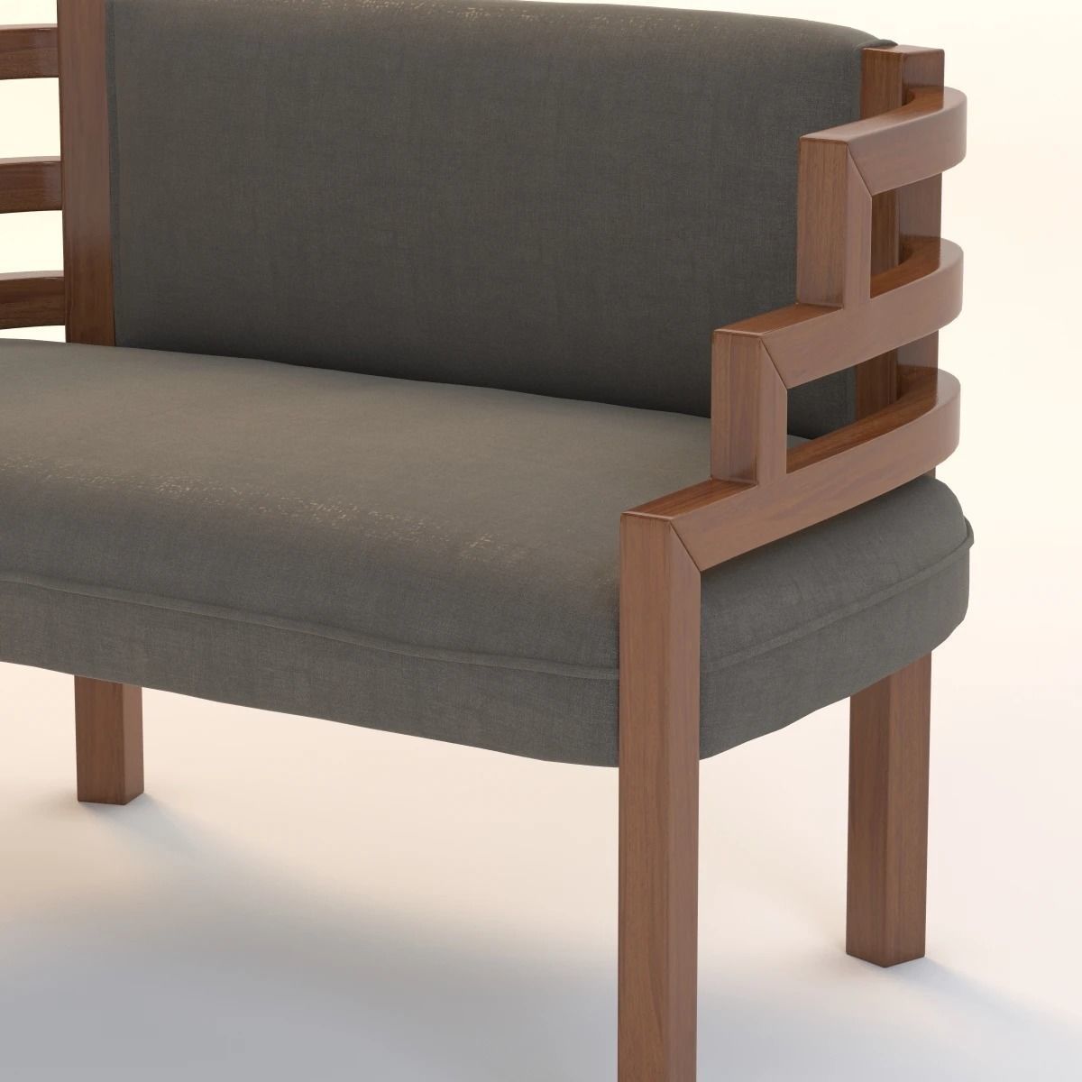 Arizona Biltmore Hotel Settee Sofa 3D model_5