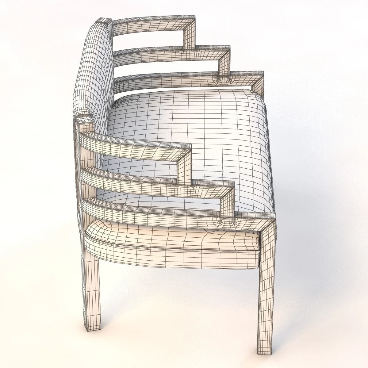 Arizona Biltmore Hotel Settee Sofa 3D model_10