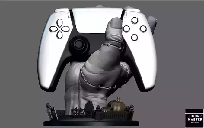 THE THING PS4 PS5 CONTROLLER HOLDER WEDNESDAY ADDAMS 3D PRINT