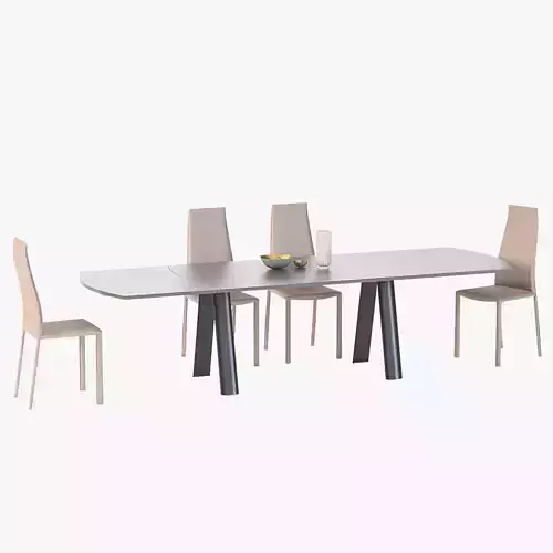 Antonello Italia Table And Chair Infinity