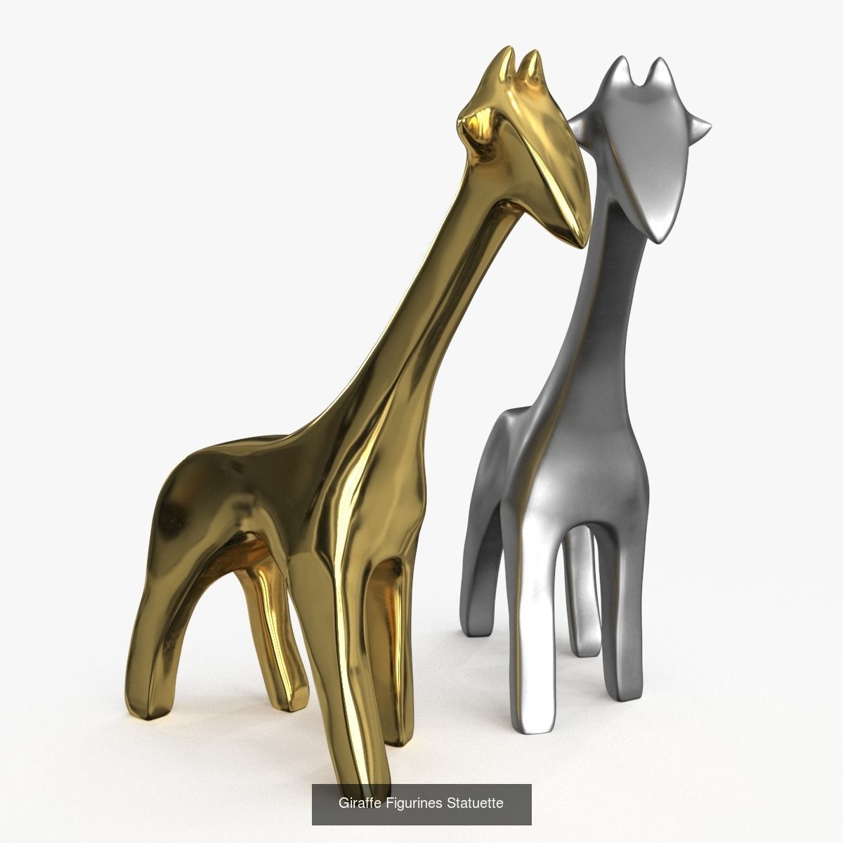 Animals Figurines Statuette 3D Model Collection_8