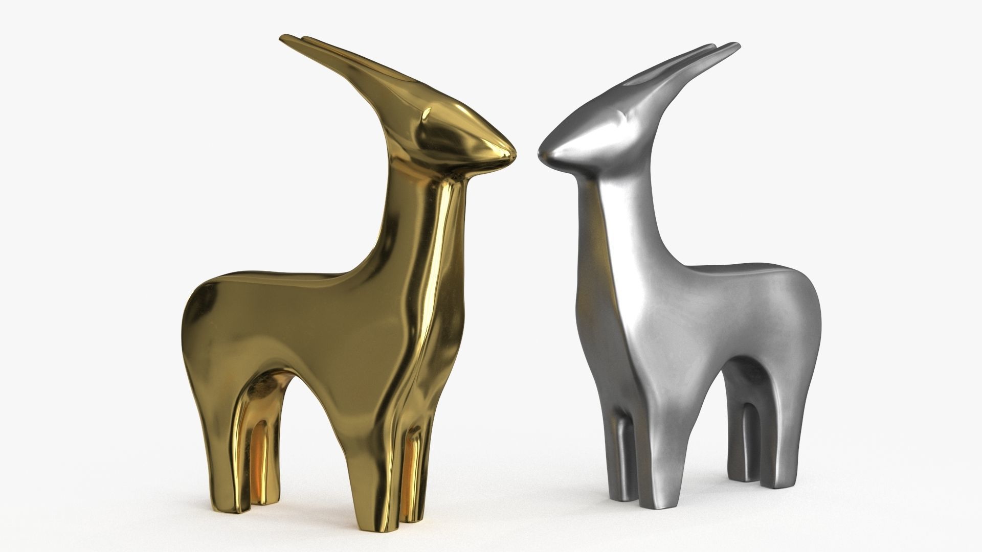 Animals Figurines Statuette 3D Model Collection_13