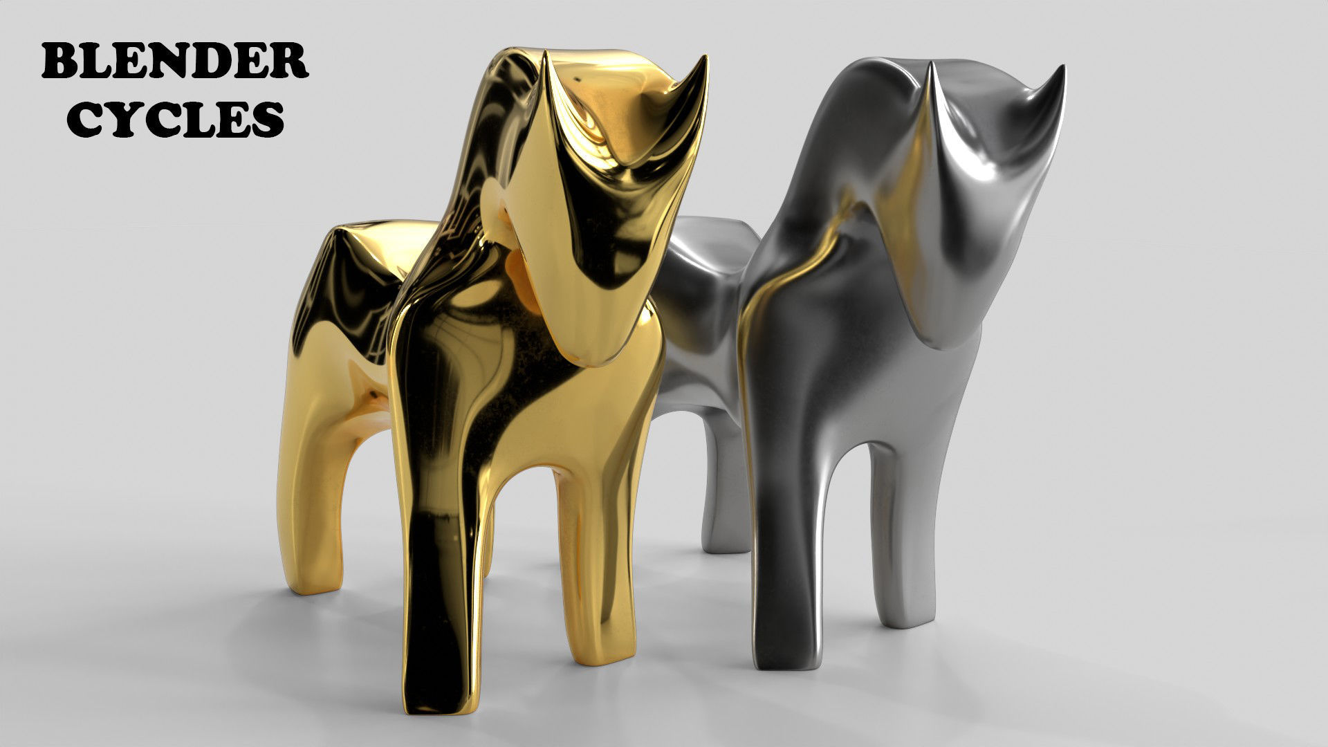 Animals Figurines Statuette 3D Model Collection_33