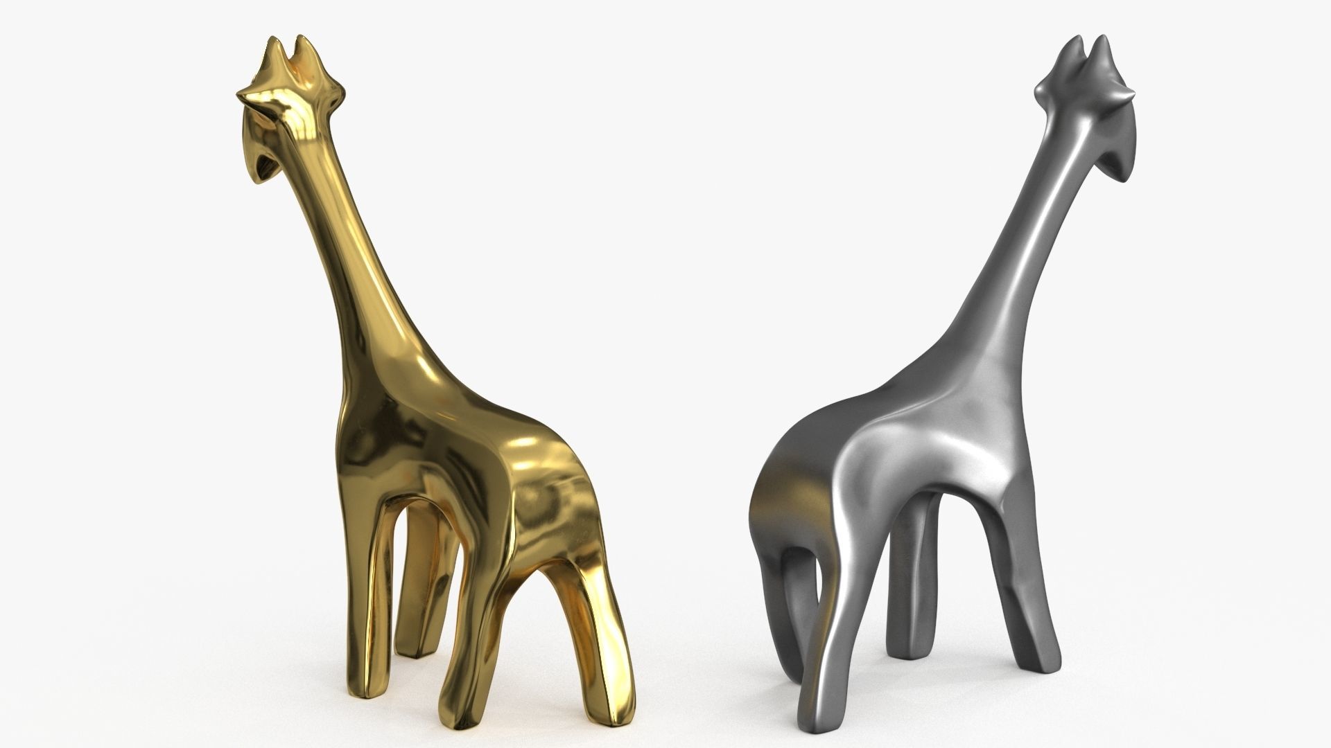 Animals Figurines Statuette 3D Model Collection_27