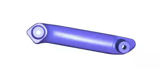 VW Lupo left door handle -3D scan from oryginal 3D print model