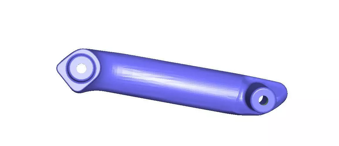 VW Lupo left door handle -3D scan from oryginal 3D print model_0