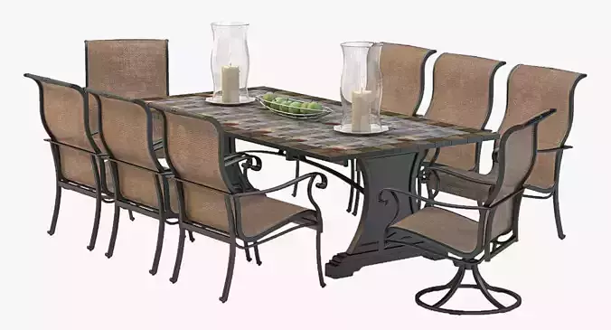 Agio Patio Outdoor Dining Set