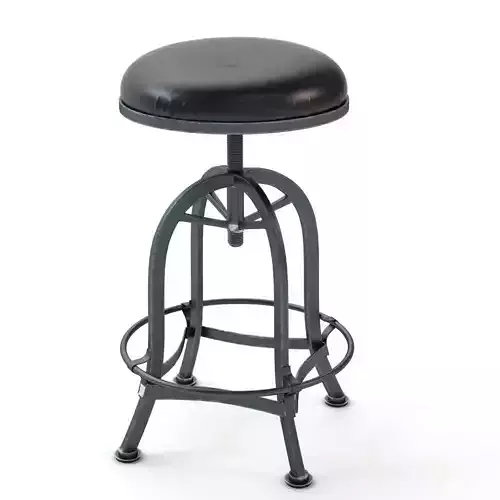 Adjustable Industrial Bar Stool