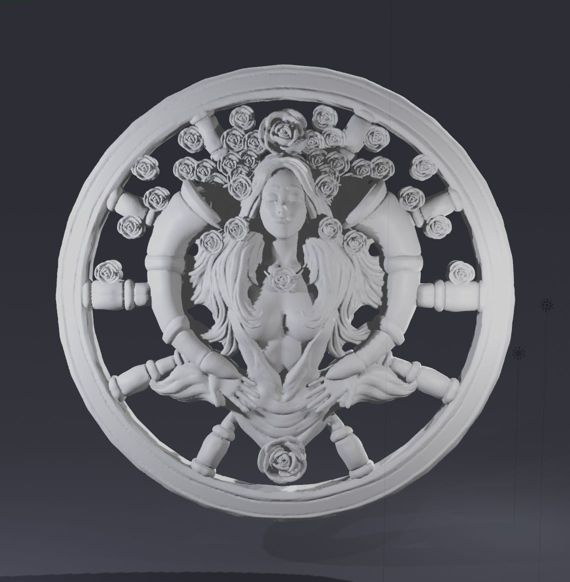 Amulet of Fortuna 3D print model_8
