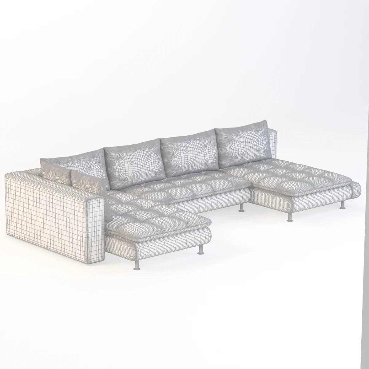 Accusani U Sofa 3D model_11