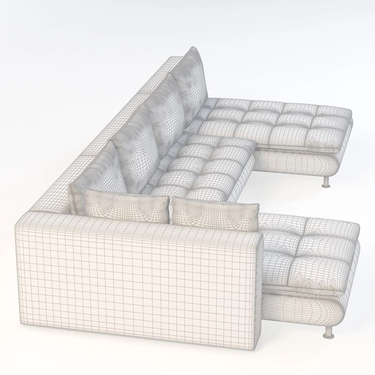 Accusani U Sofa 3D model_9
