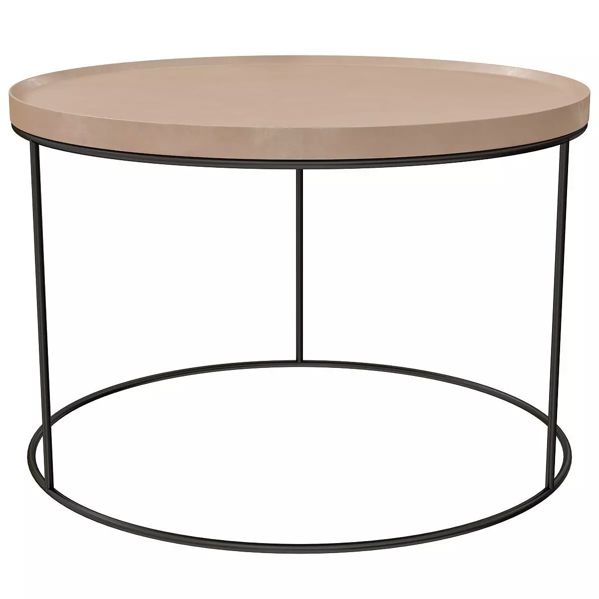 Coffee table Circle 3D model_0