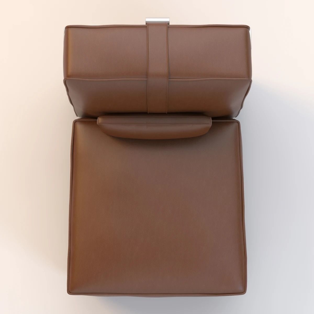 A B C D Armchair leather lounge chair 3D model_6