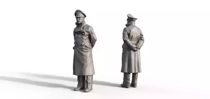 Wehrmacht soldier A WW2 3D print model