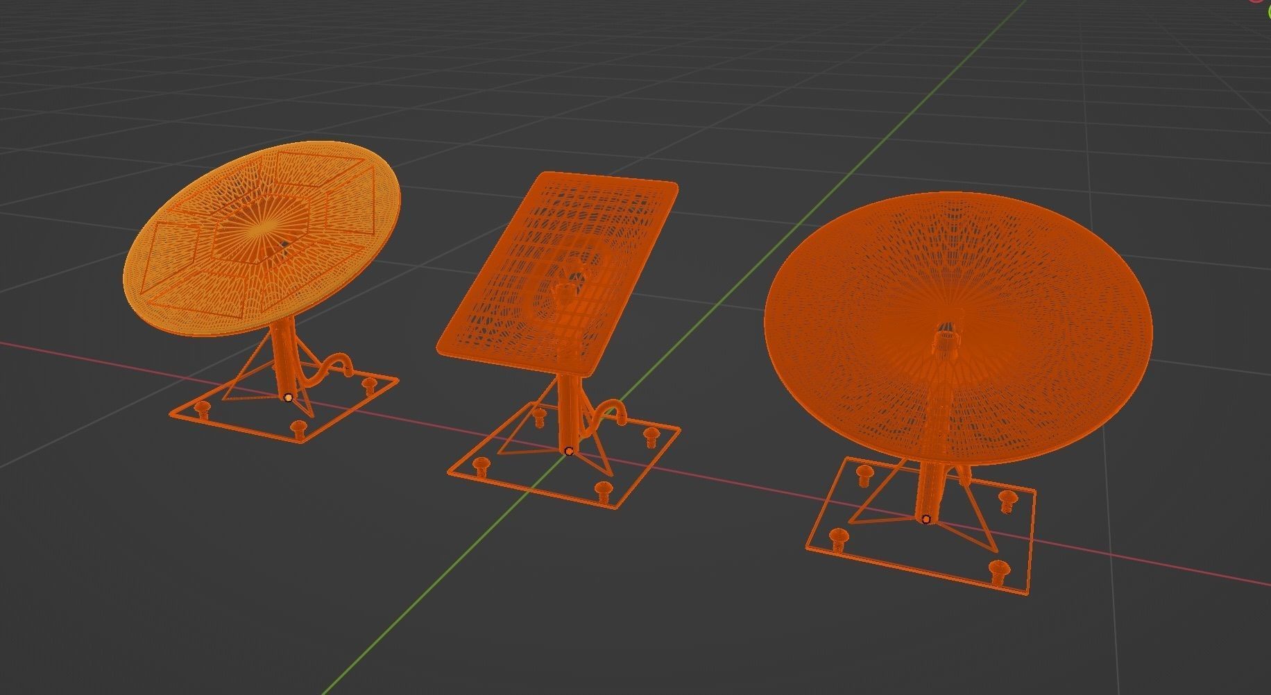 Satellite antennas 3D model_13