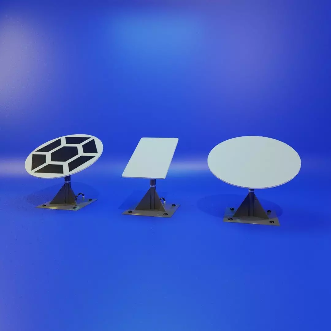 Satellite antennas 3D model_0
