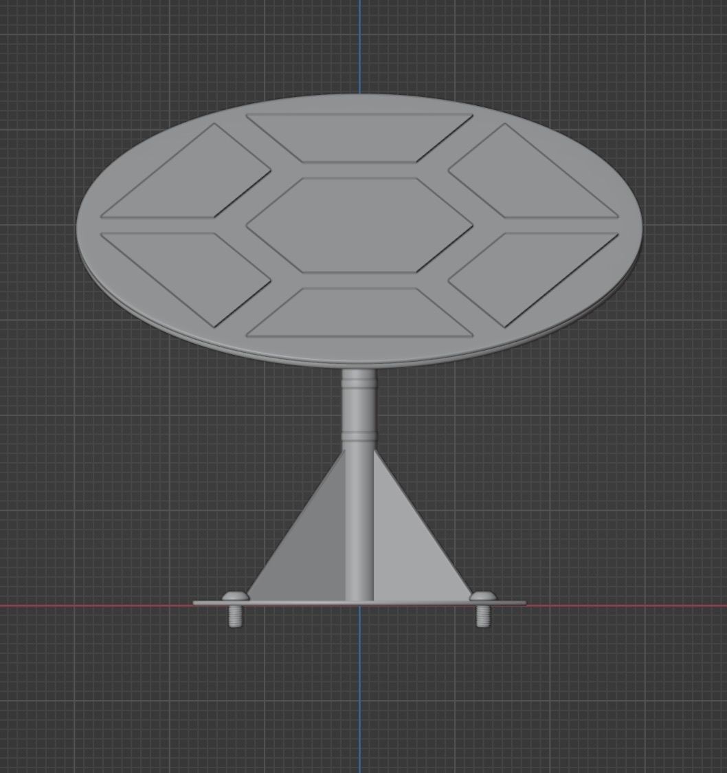 Satellite antennas 3D model_11