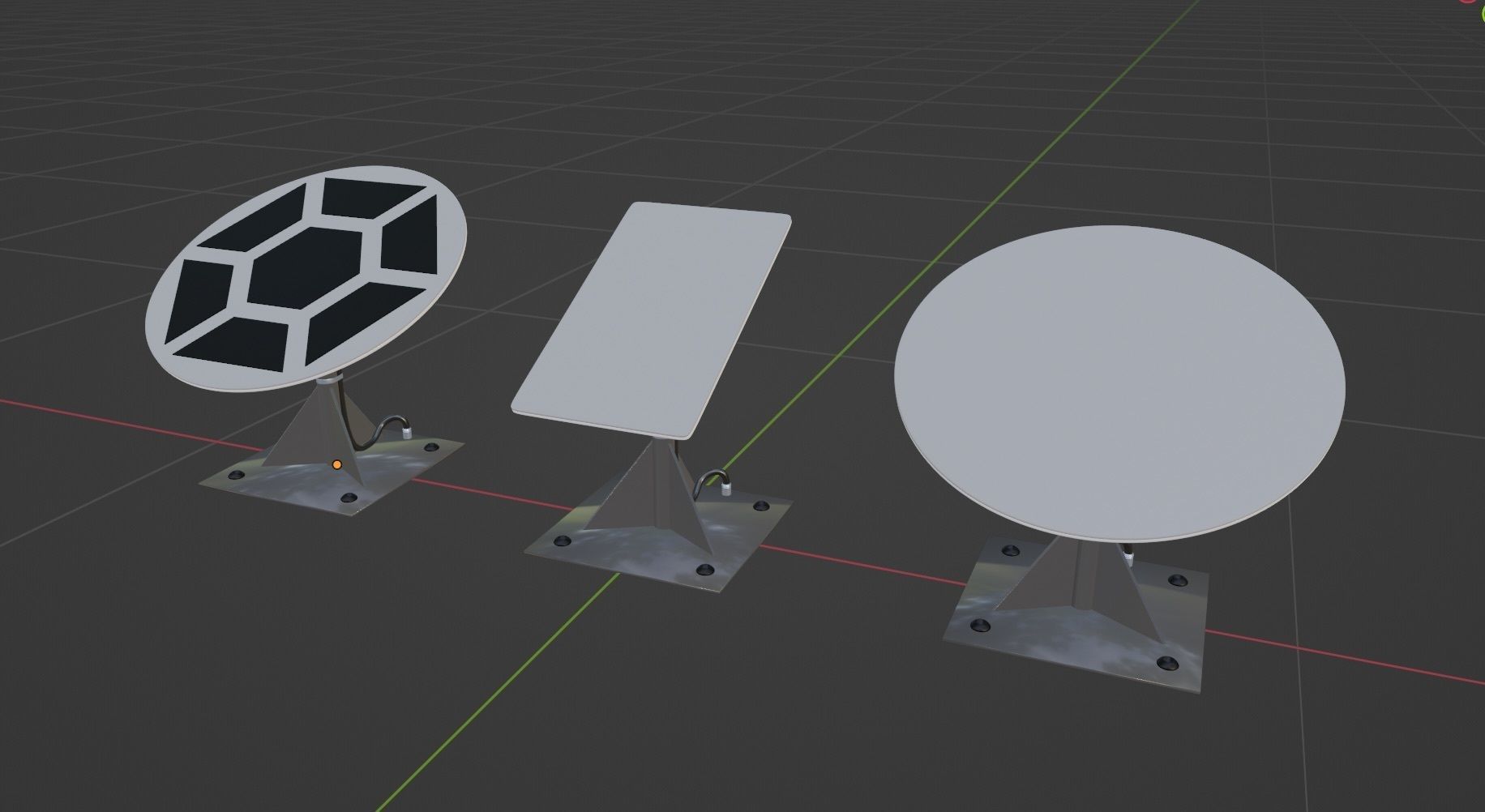 Satellite antennas 3D model_17