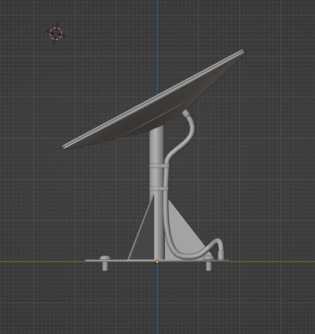 Satellite antennas 3D model_30