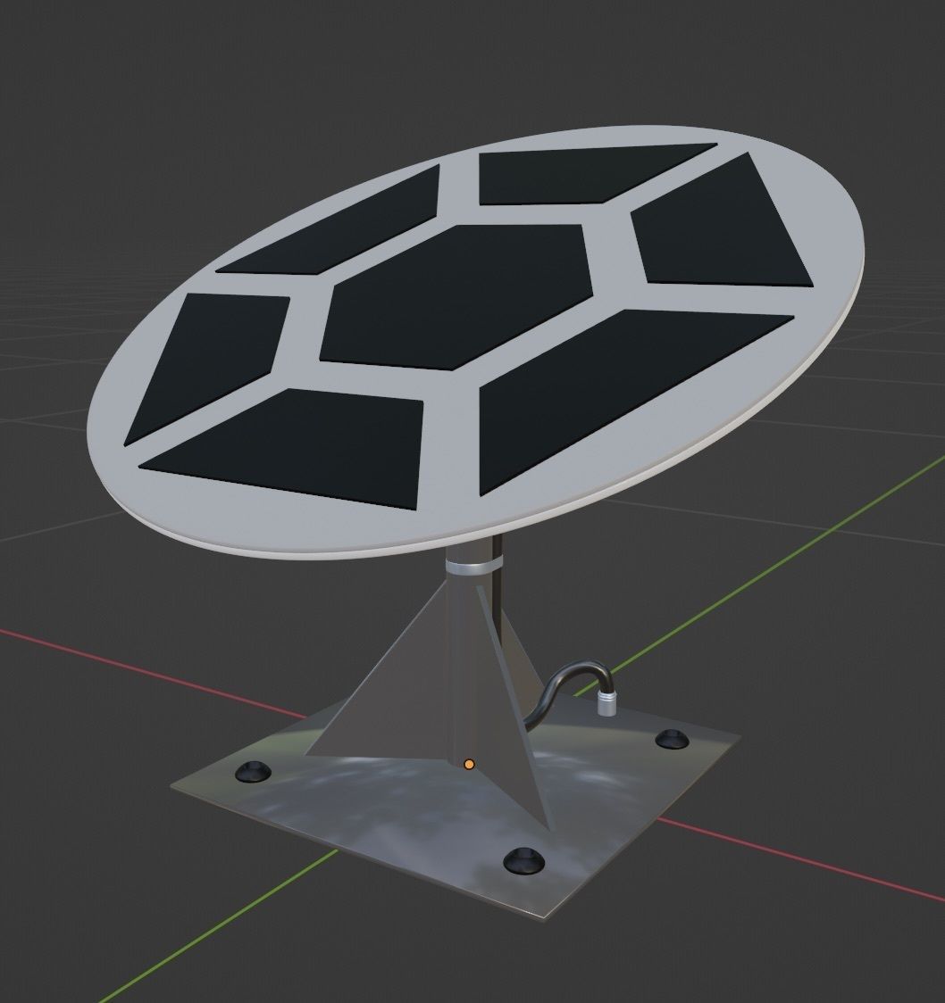 Satellite antennas 3D model_22