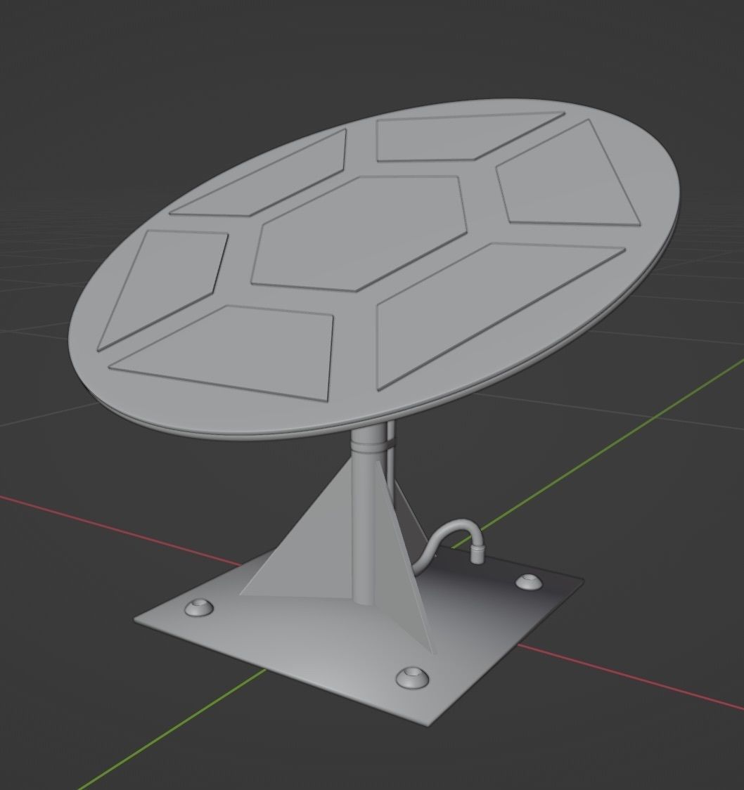 Satellite antennas 3D model_19