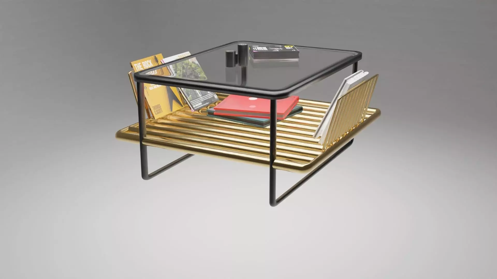 black coffee table Free 3D model