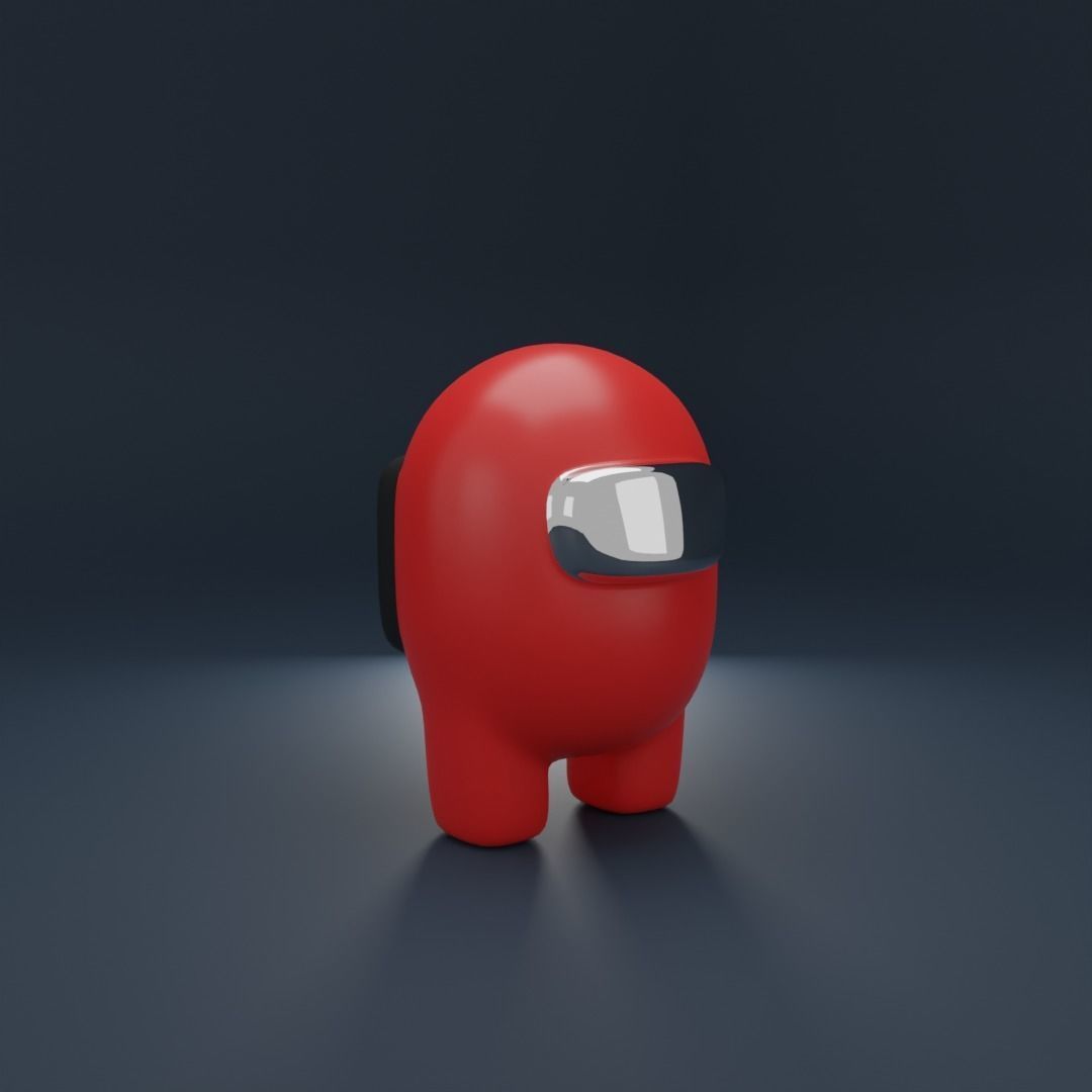 Character robot lamp Free 3D model_5