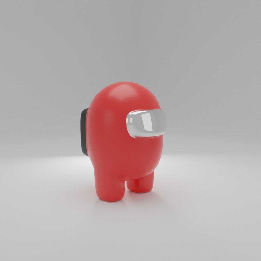 Character robot lamp Free 3D model_6