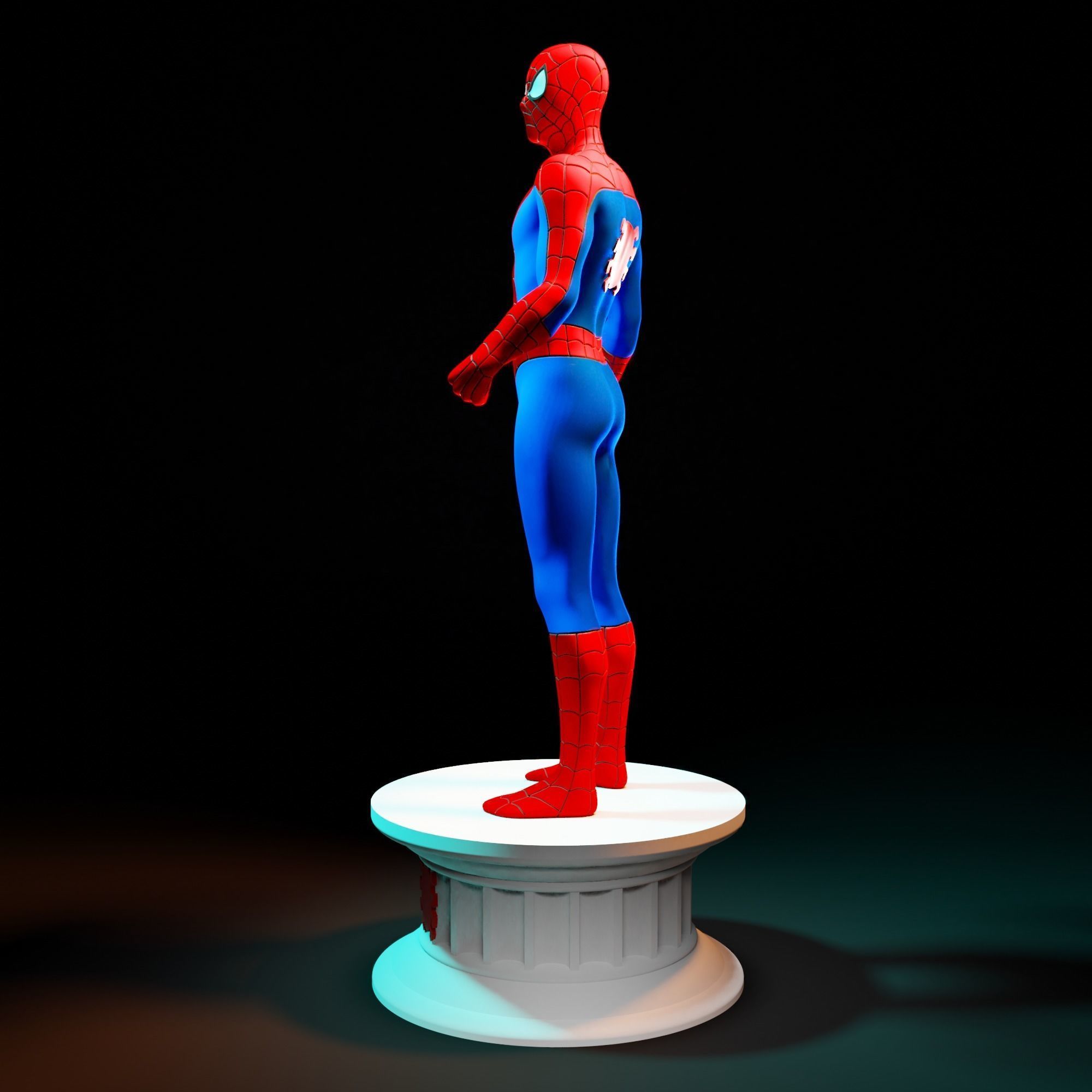 Classic Spiderman 3D print model_6