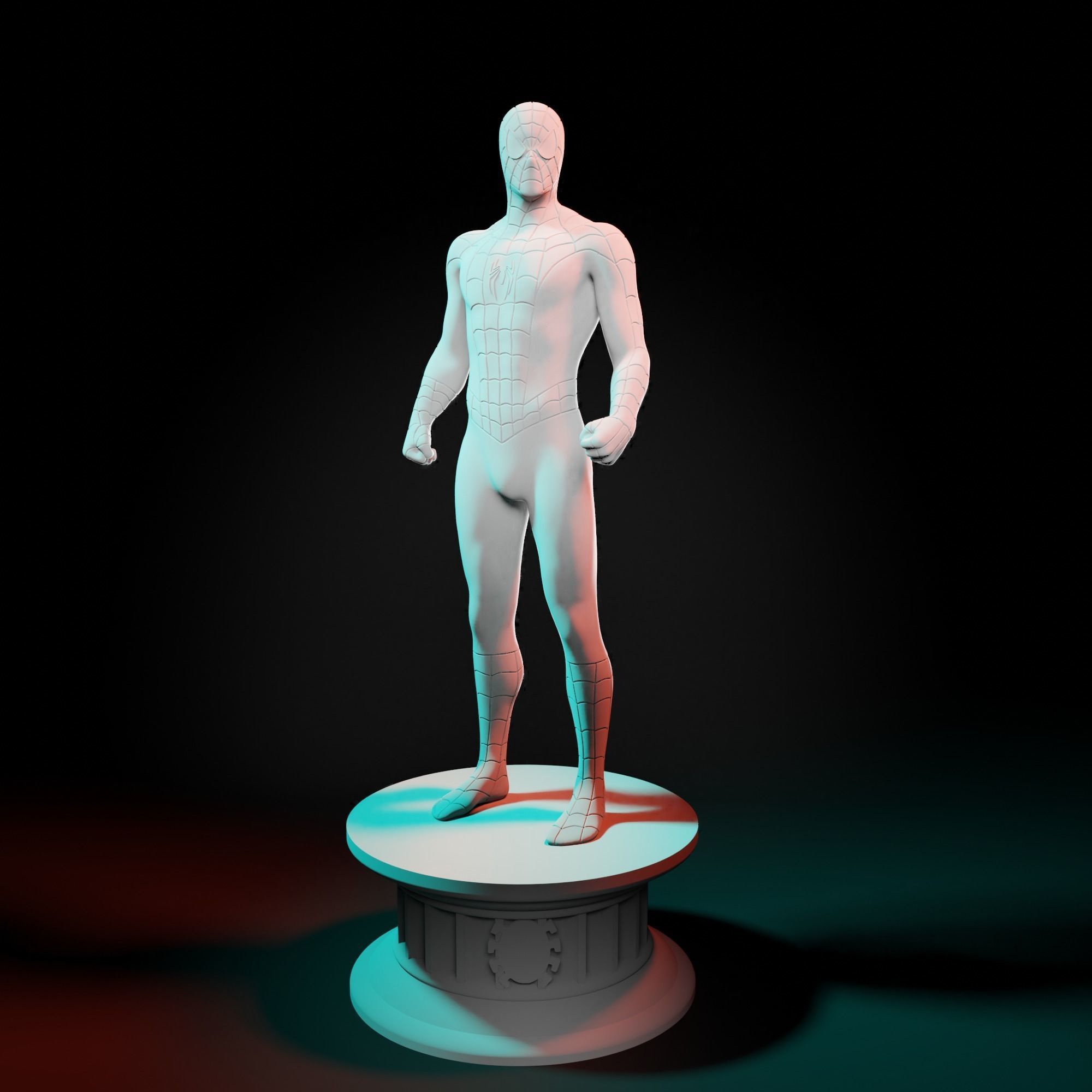 Classic Spiderman 3D print model_3