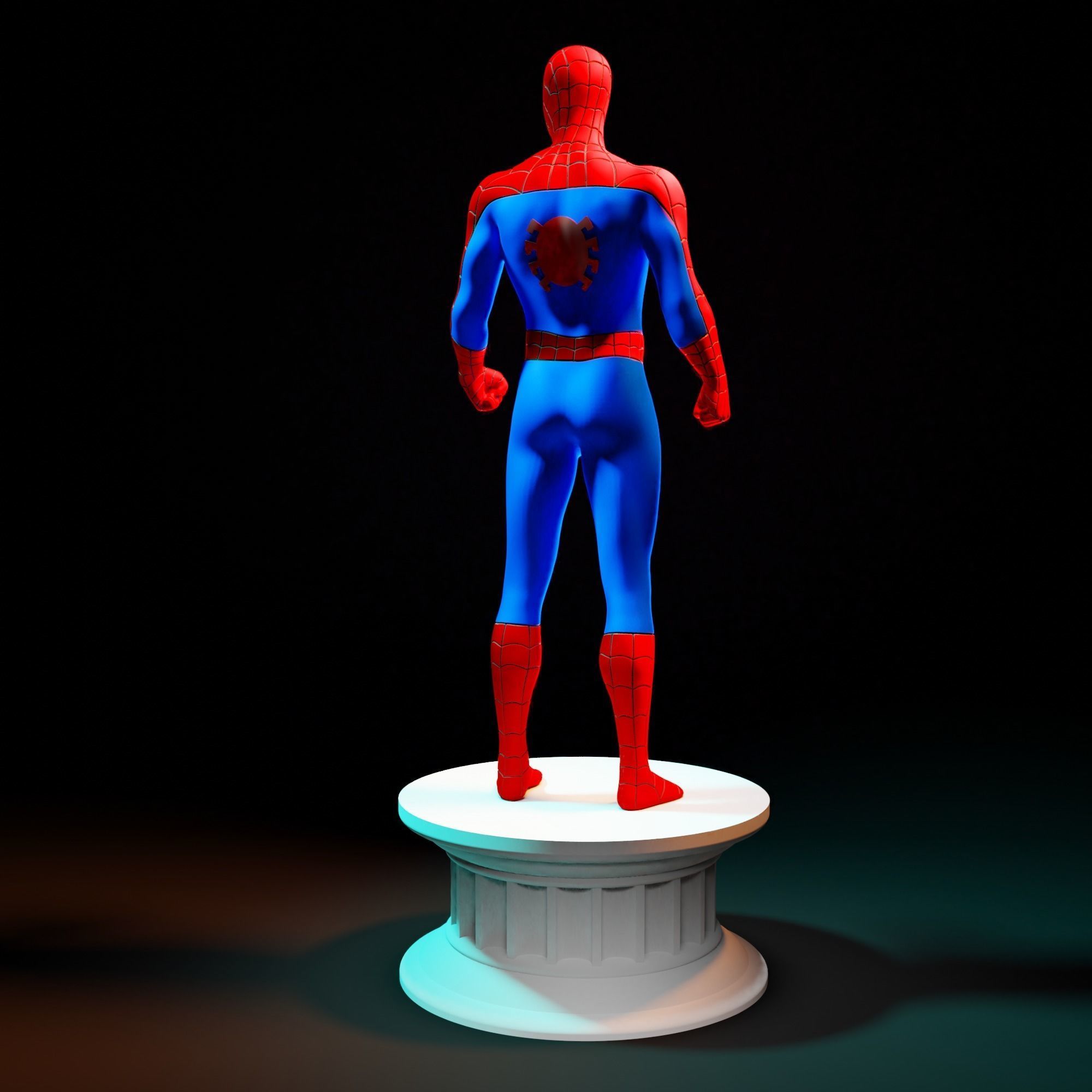 Classic Spiderman 3D print model_4