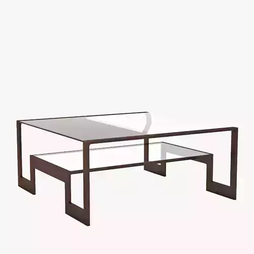 Bolier Modern Luxury Metal Cocktail Table 93018