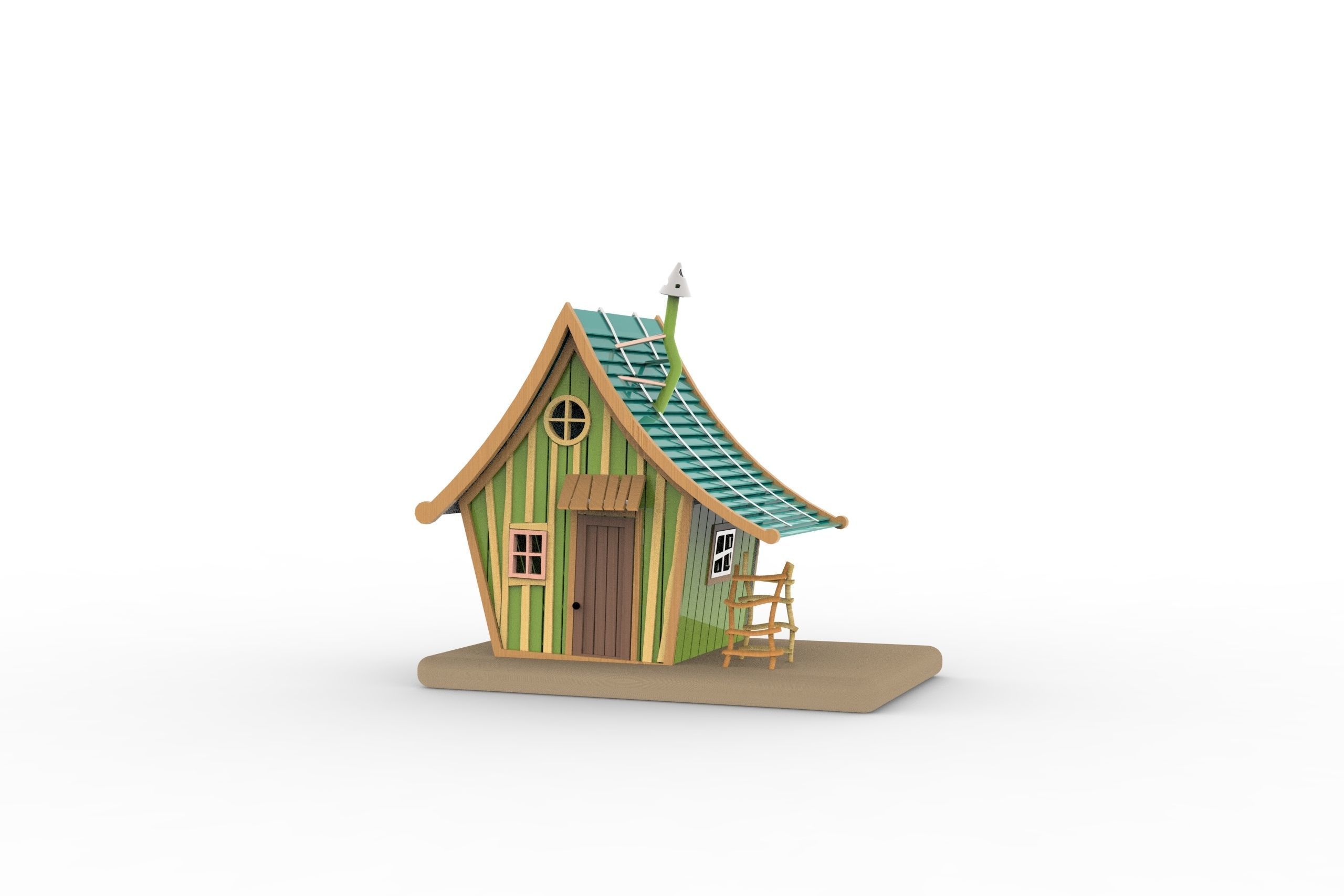 Hobbit House Concept 3d Model   3D model_1