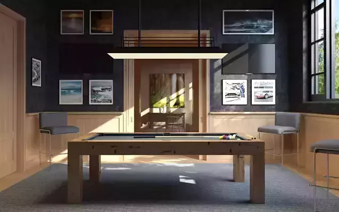 Billiard Room Scene