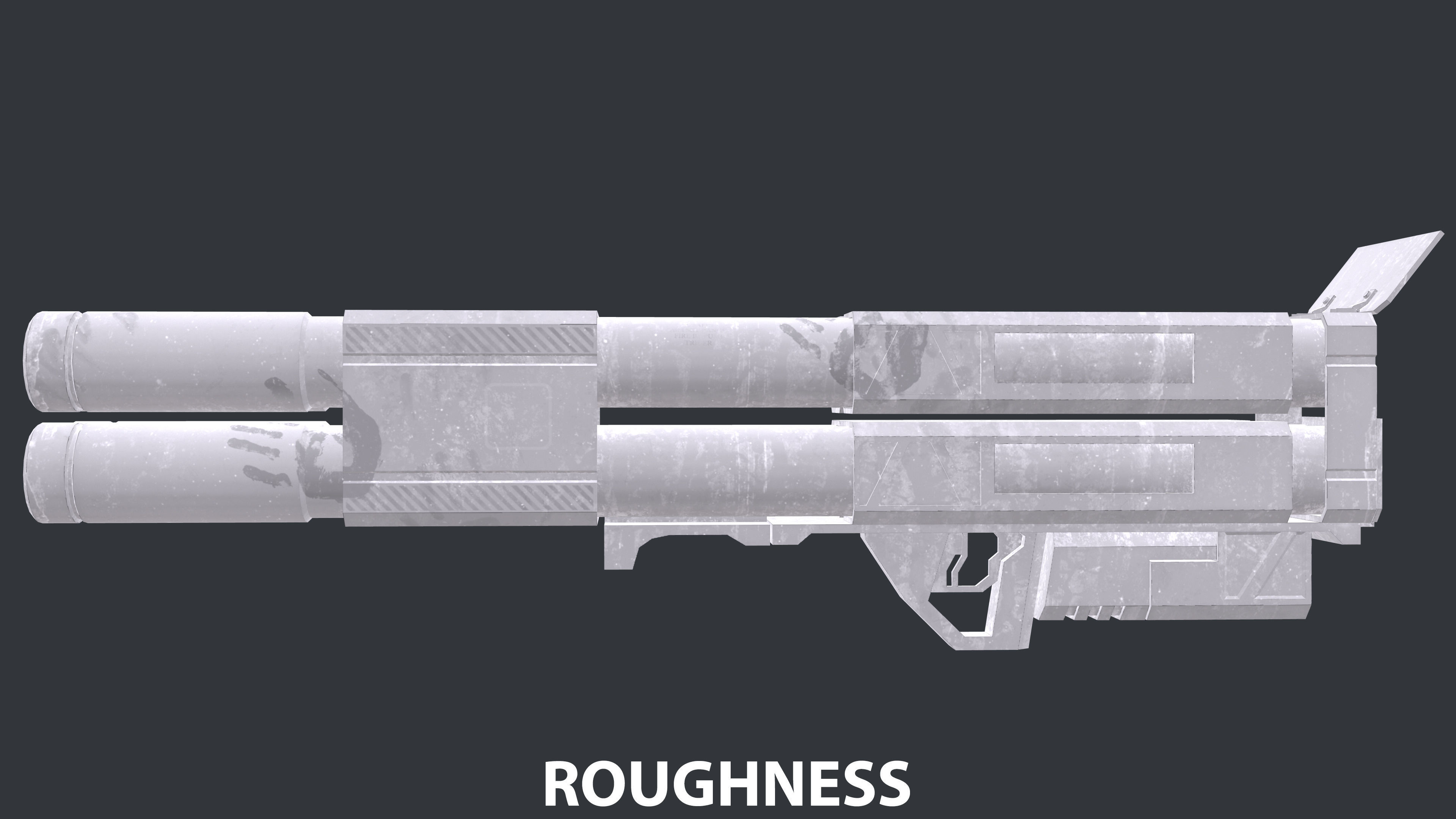 Rocket Launcher Game Ready 11 Low-poly 3D model_10